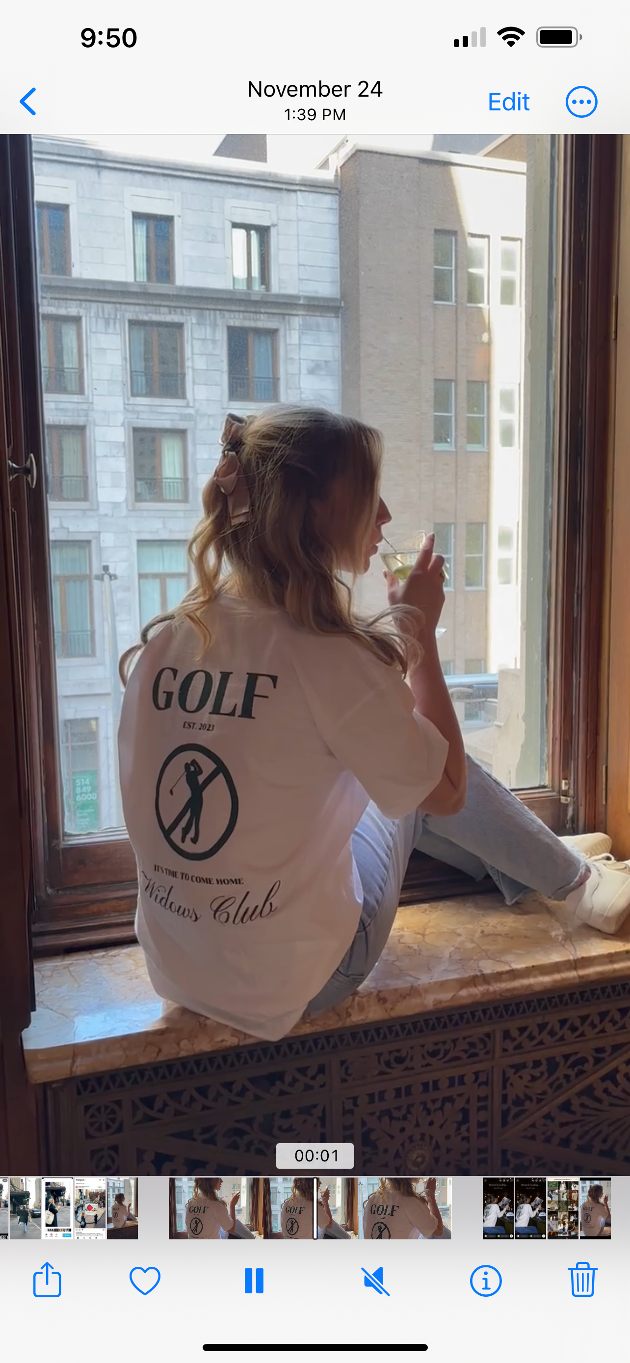 Golf Widows Club White T-Shirt