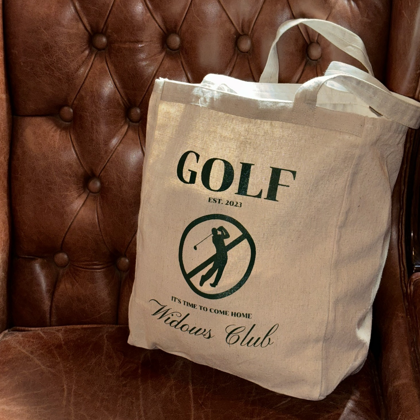 Golf Widows Club Small Tote Bag